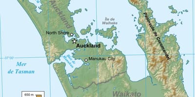 Auckland geološki zemljevid